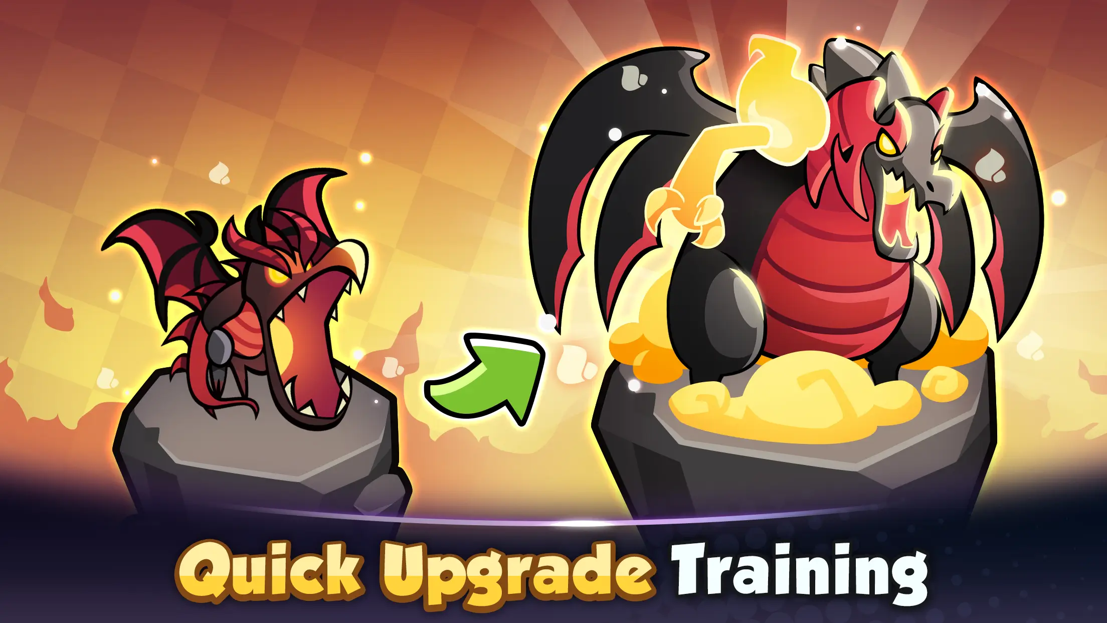 Gameplay screenshot with heroes